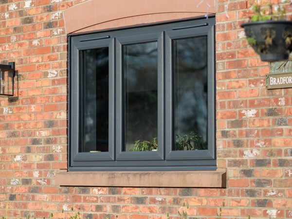 Grey Portofino UPVC Windows